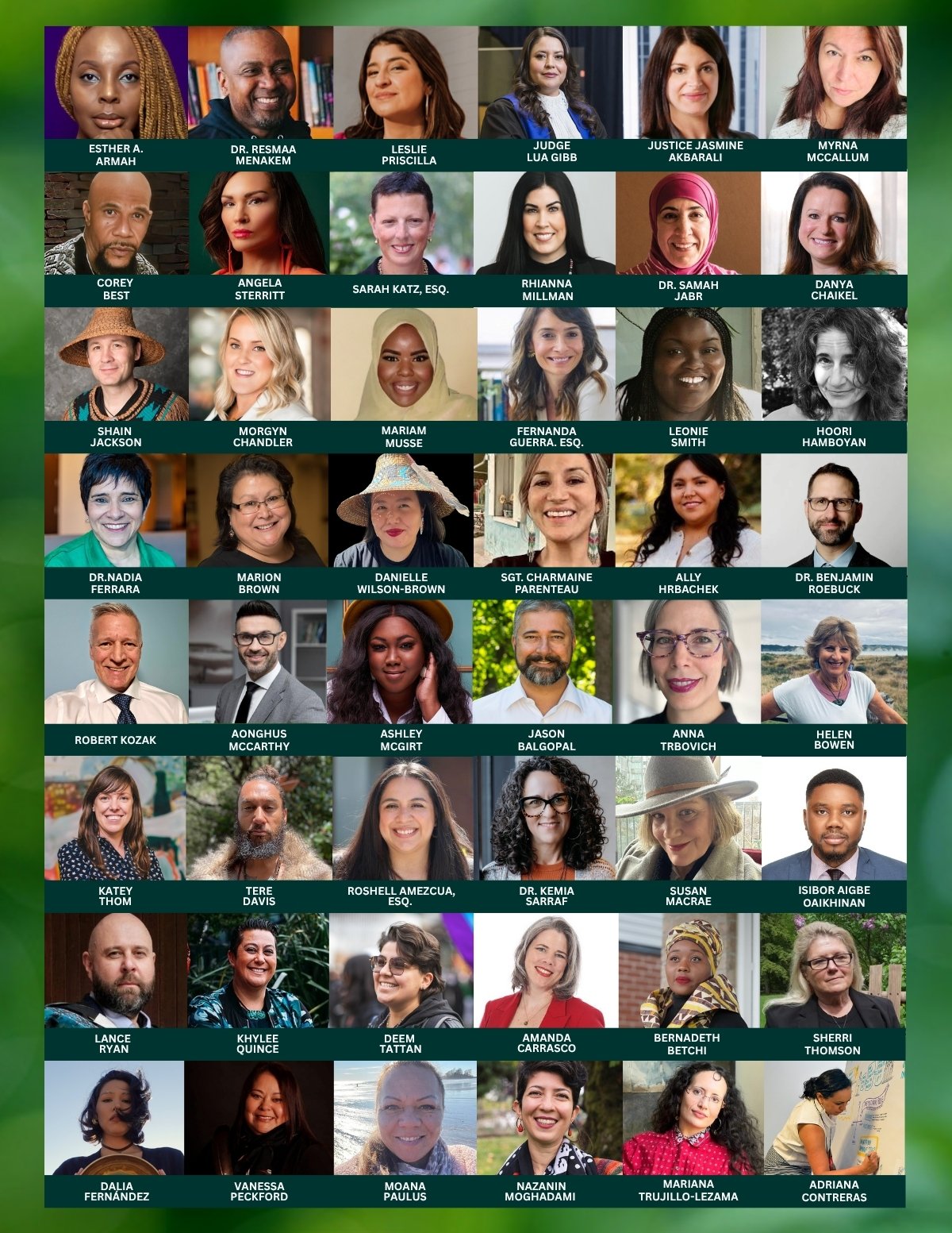 Speakers of the Justice as Trauma Summit 2026: Radical Hope